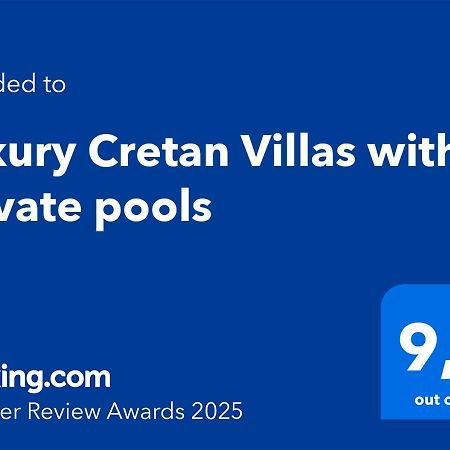 Luxury Cretan Villas With Private Pools Gallos Luaran gambar